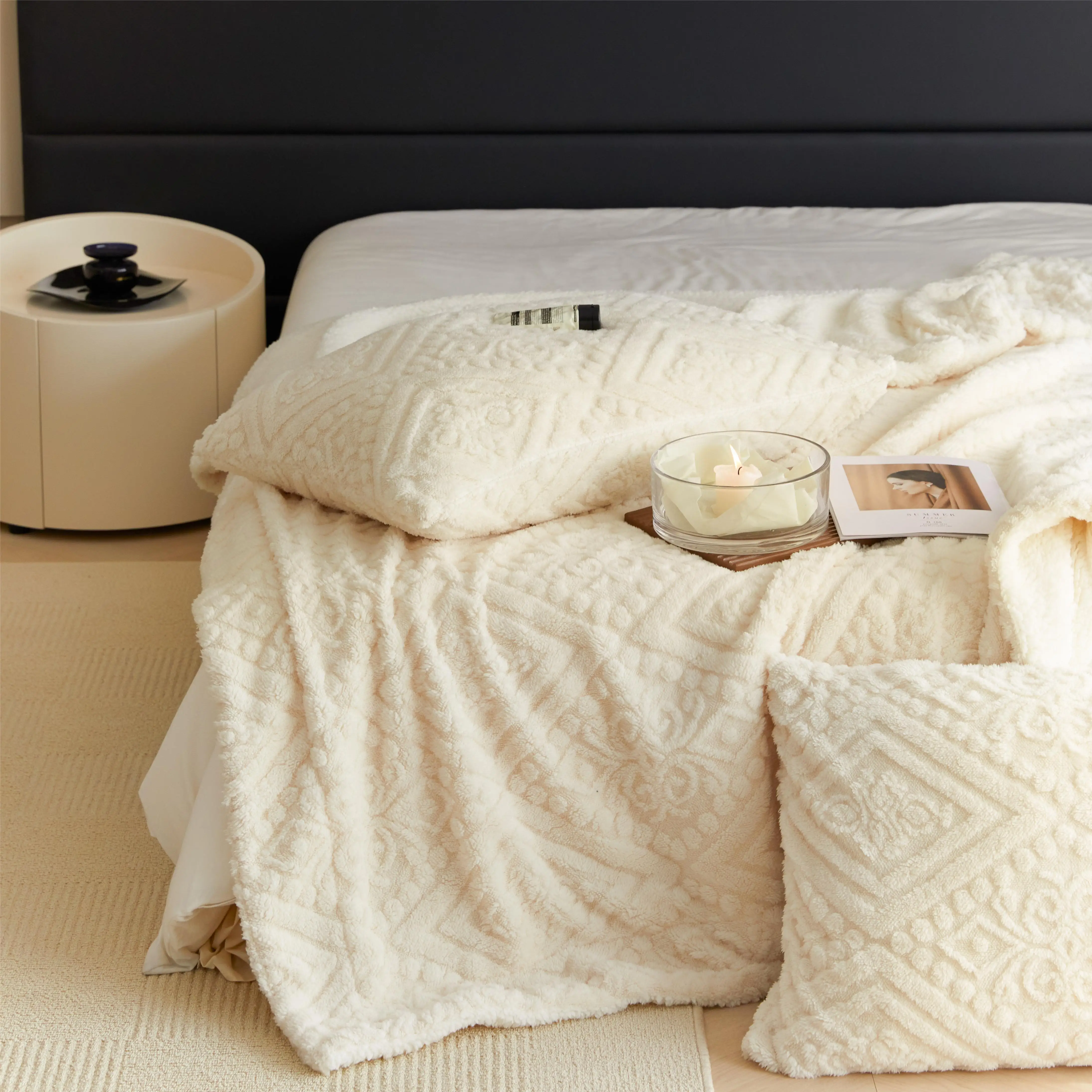 Warm Touch Cozy Winter Travel Velvet Fleece Plush Flannel Blanket