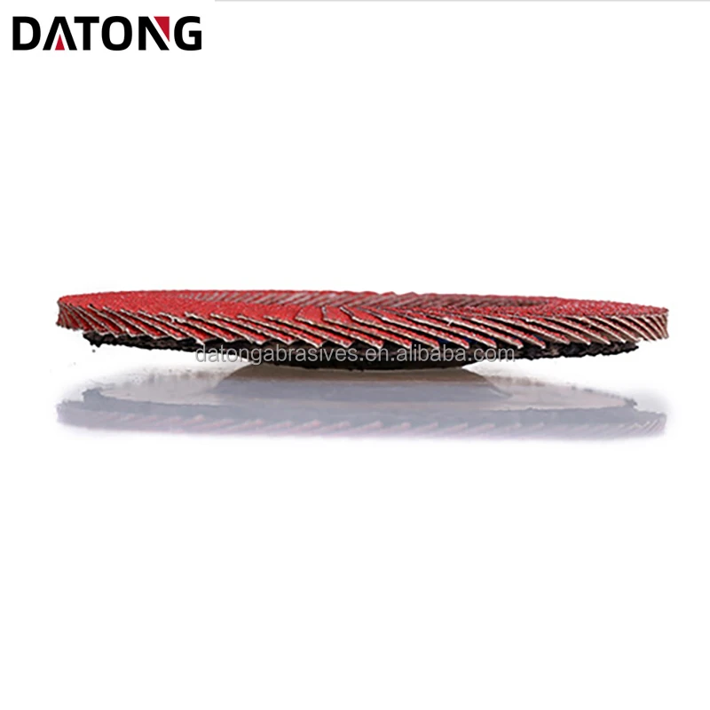 Datong factory 5*7/8 inch 125*22mm Ceramic Cloth Flap Disc Grit 36 abrasives wheel grinding disc  for Metal and Stainless Steel