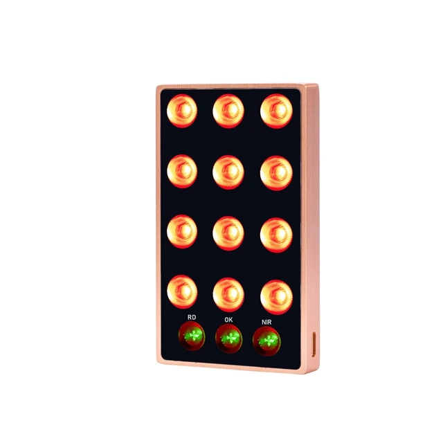 Mini Portable Rechargeable 660nm 850nm Infrared Light Therapy Device Portable Led Red Light Therapy Panel
