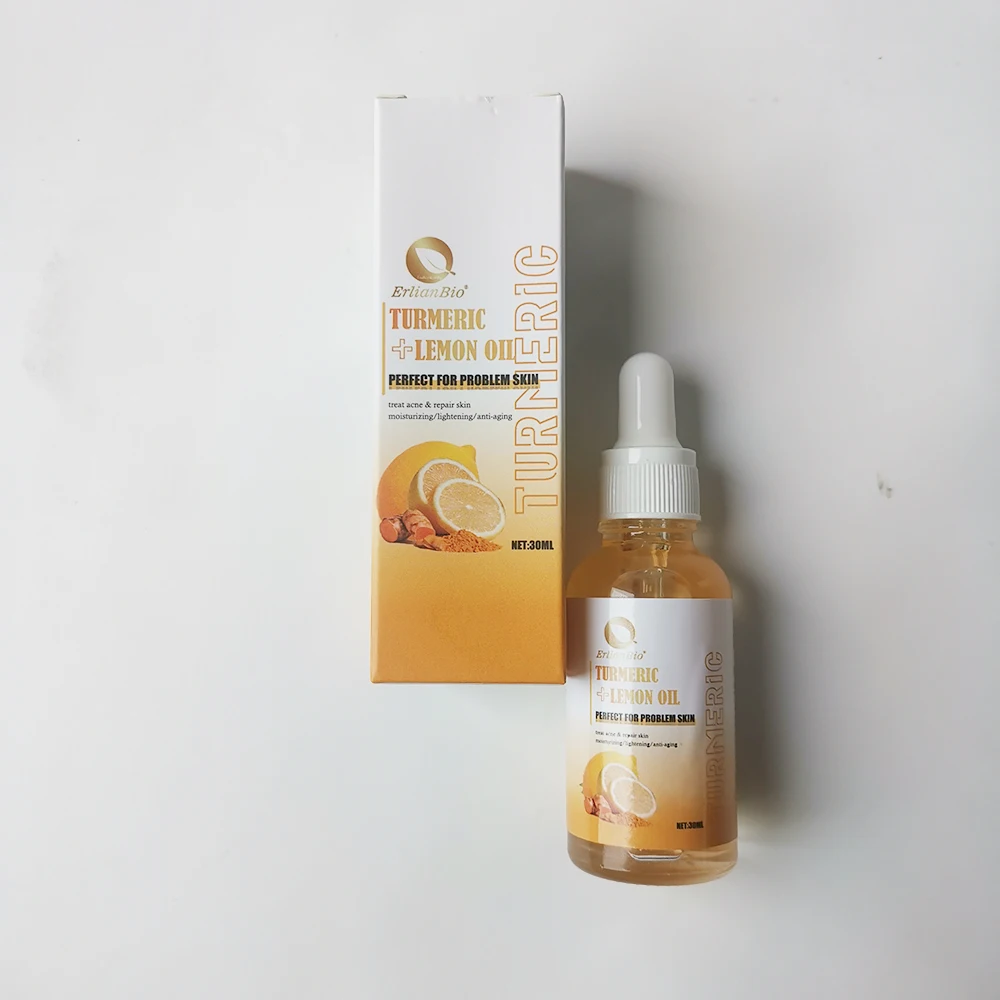 Turmeric oil skincare essence oil treat acne repair skin moisturixing lightening anti aging  turmeric oil skin whitening