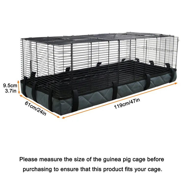 Mydays Outdoor Water-proof Breathable Chew Proof Soft Airline Pet Dog Guinea Pig Three-layer Cage Crate Kennel Base Mat Pad