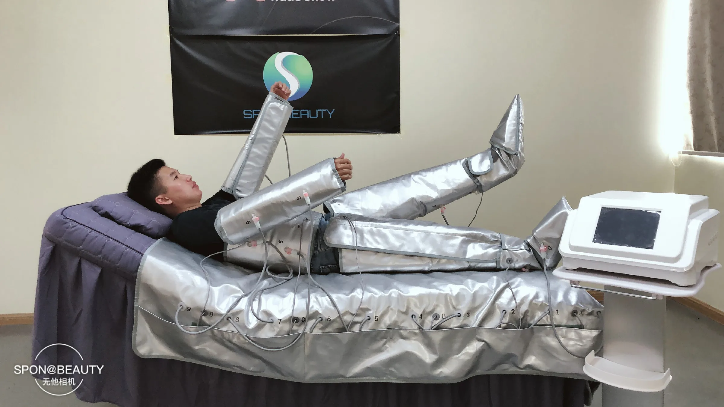 3 In 1 Infrared Pressotherapy EMS pressotherapy pants pressotherapie apparat machine