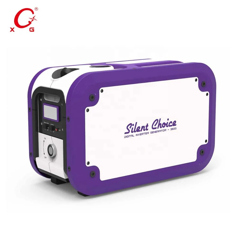Silent Gasoline 4.0kVA Generator 3600W Dual Fuel Outdoor Inverter Generator Electric Start Backup Portable 120/240V