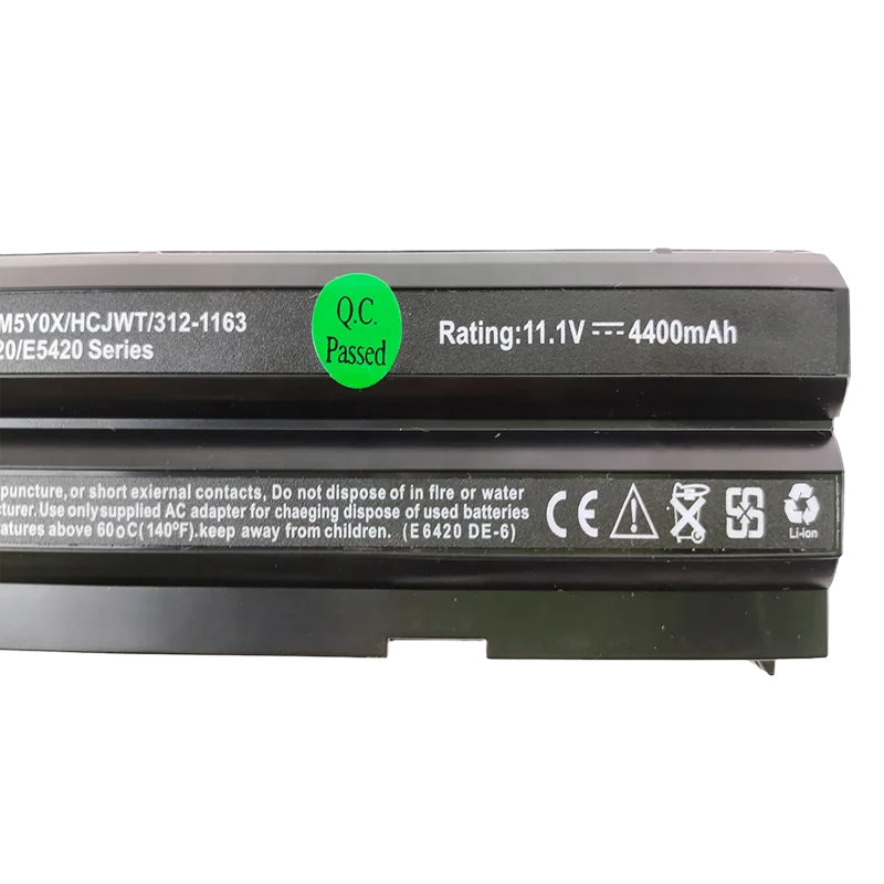 icr18650 11.1V 4400mAh 60WH lithium battery E6420 E6520 E5420 E5520 e6430 7420 T54FJ For dell Latitude laptop battery 8858X