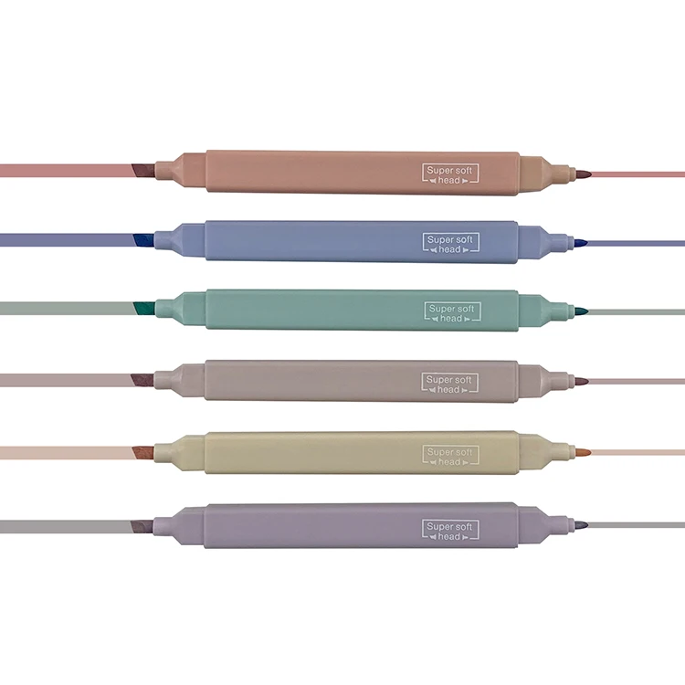 Оптовая продажа, нетоксичный флуоресцентный маркер, стираемый школьный маркер на водной основе, набор маркеров для детей