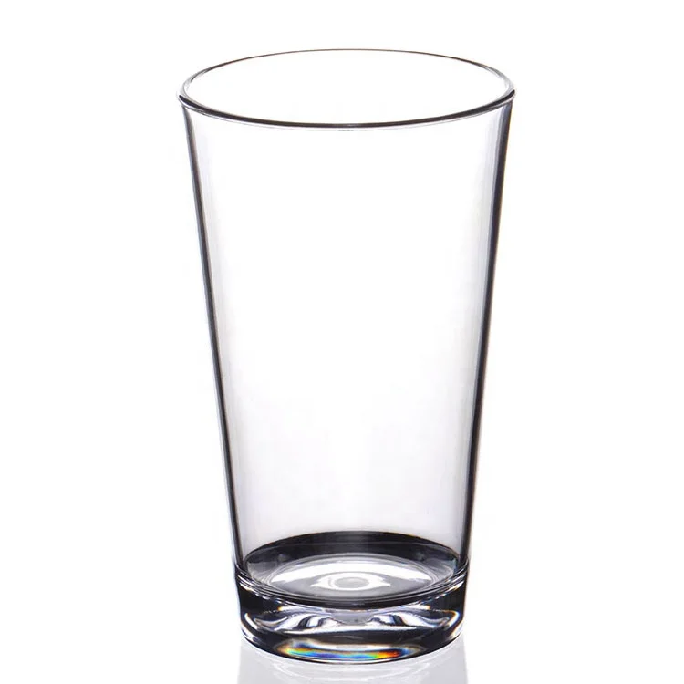 Hot Sells Tritan BPA Free Reusable Plastic Drinking Glass