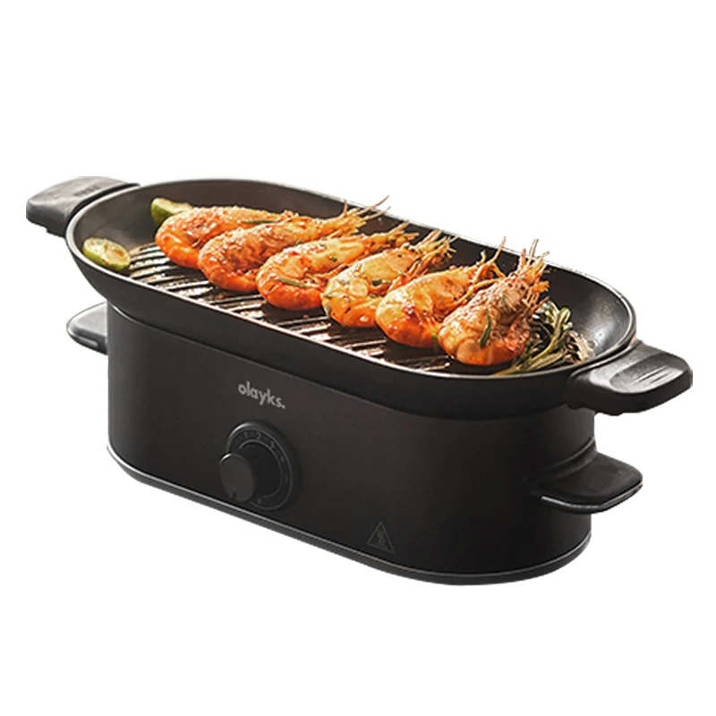 Factory Sale Portable Mini Smokeless Electric BBQ Baking Pan Grill