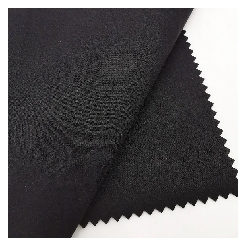 double-deck elastic fabric soft and smooth 88 nylon 12 spandex 4 way stretch fabric for sportswear