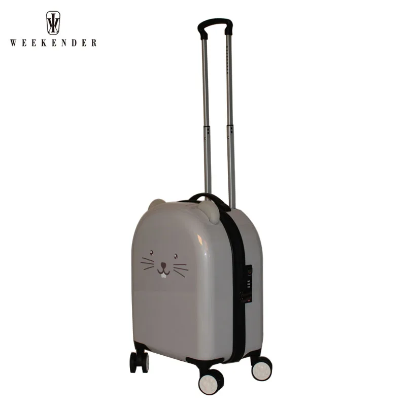 Детская универсальная блесна/детскй 4-колесный картонные багажные наборы Дети Багаж чемодан