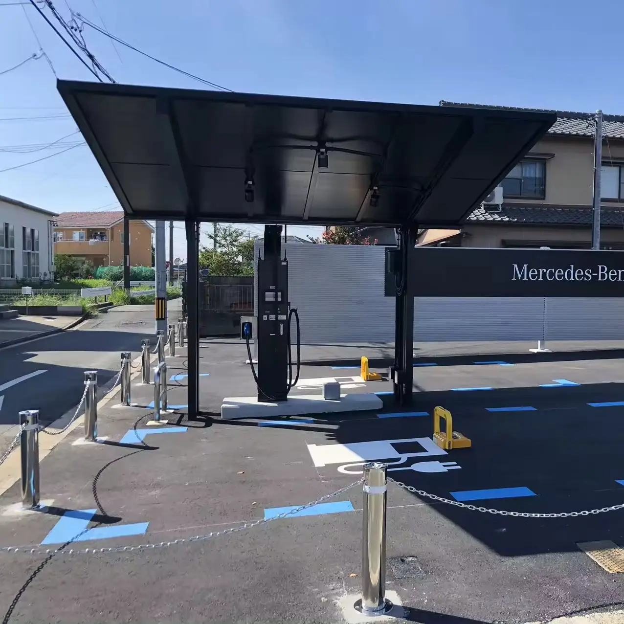 Быстрая установка, Солнечная алюминиевая парковочная конструкция, 10 кВт