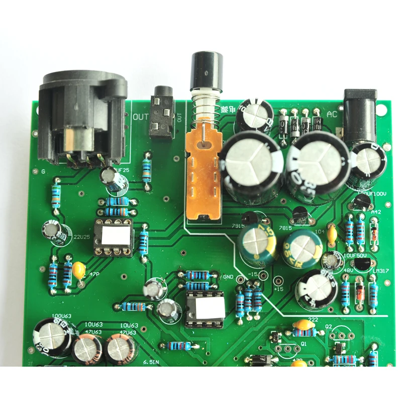 New Original Design 978 48V Power Digital Microphone Preamplifier Mic Pre Amplifier Board
