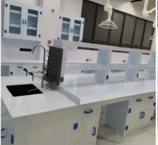 University lab Biological tables and chair wooden laboratory equipment desk furniture