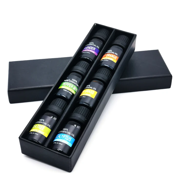Amazon Hot Selling Aromatherapy 100% Pure Therapeutic Grade Top Essential Oils Natural Aromatherapy Essential Oils Gift Set