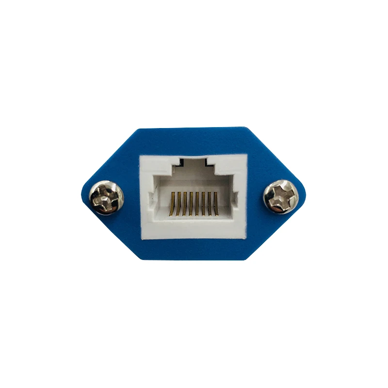 Panel Mount Ethernet Extension Cable Cate5E Cat6 Male to Female Rj45 Ethernet Lan Network Cable Adapter for PC Laptop