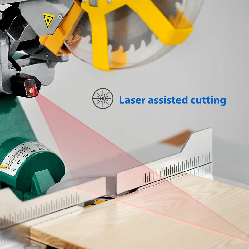 12 inch LUXTER 305mm 2000W Sliding Miter Saw For Wood Working Sliding Miter Saw Mitre Saw