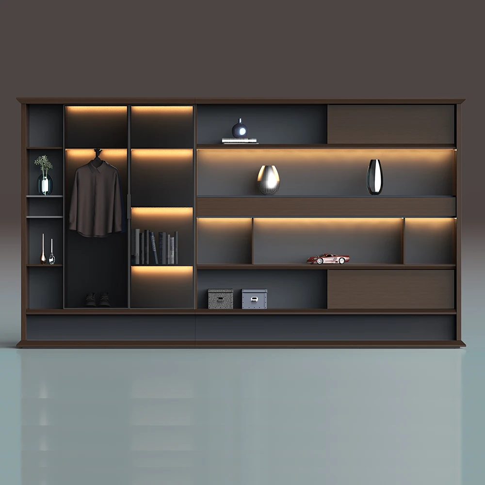 Factory Furniture Wooden Storage Custom Luxury Filing Cabinets Modern File Cabinet