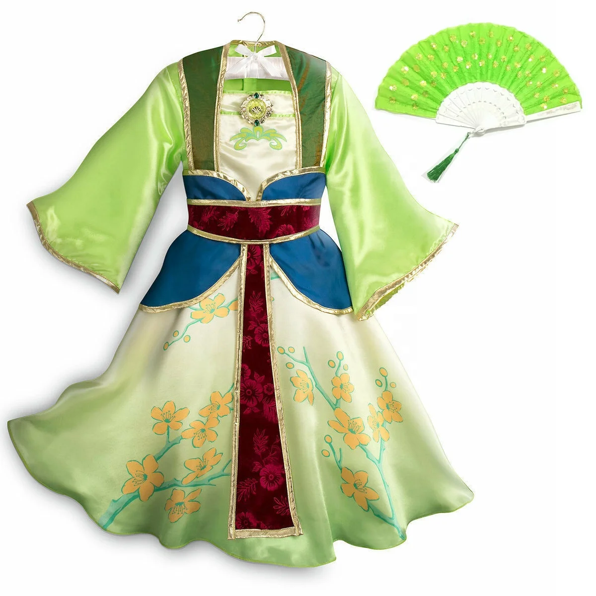 Костюм для девочек из ТВ-фильма праздничный костюм Mulan косплея