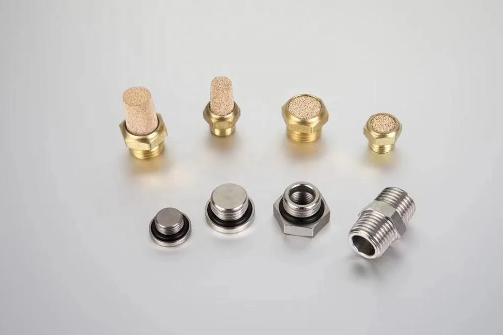 BSL BSLM BESL PSU PSL Silencer  brass or plastic material Pneumatic  Muffler