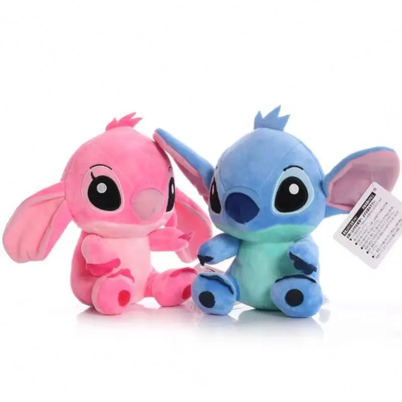 GP Wholesale Stitch Plush Toys Stuffed Animals Soft Toys Key Ring Plush Keychain Cheap Price OPP Bag Unisex PP Cotton CN;GUA 3+