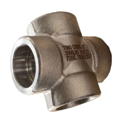 Металлические трубы из нержавеющей стали кованые фитинги розетка сварной крест 3000 фунтов ASME B16.11 SA-182 GR F 316/316L DN 1