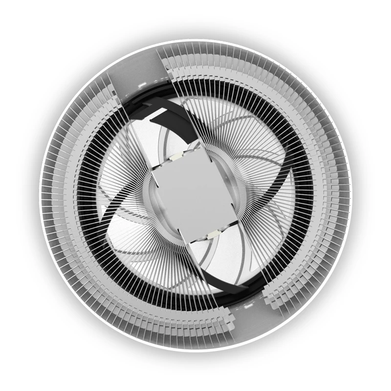 Flying saucer shape for 1151 1150 1155 1156 and AM4 AM3 socket desktop PC cpu cooler CPU cooling fan computer processor cooler