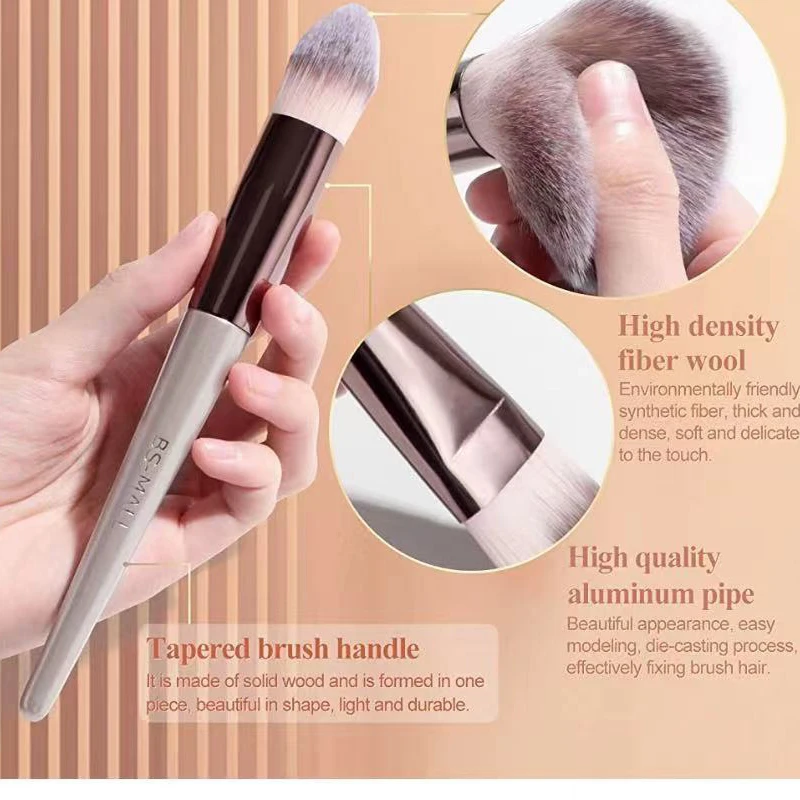 18 PCS make up brushes Synthetic vegan Professional makeup brush Concealer luxury gift wholesale with Case