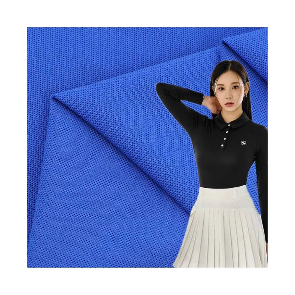 Natudon Fabric Manufacture 3d Mesh Honeycomb Moisture Wicking Quick Dry Fabric for Tshirts