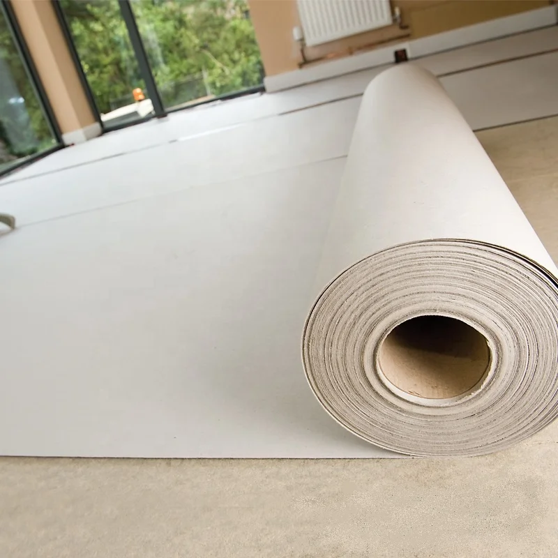 Temporary floor protection solution for construction projects, heavy-duty waterproof recycled floor protection paper