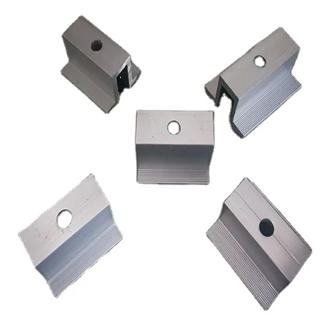 Photovoltaic Bracket Aluminum Alloy End clamps  pressing block  solar panel mounting bracket