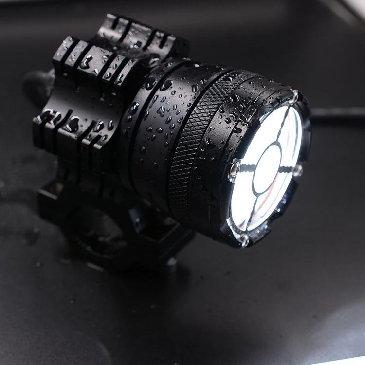 Система освещения для мотоцикла, 12 В, внешний вспомогательный фонарь из алюминиевого сплава, светодиодные фары для мотоциклов, фары