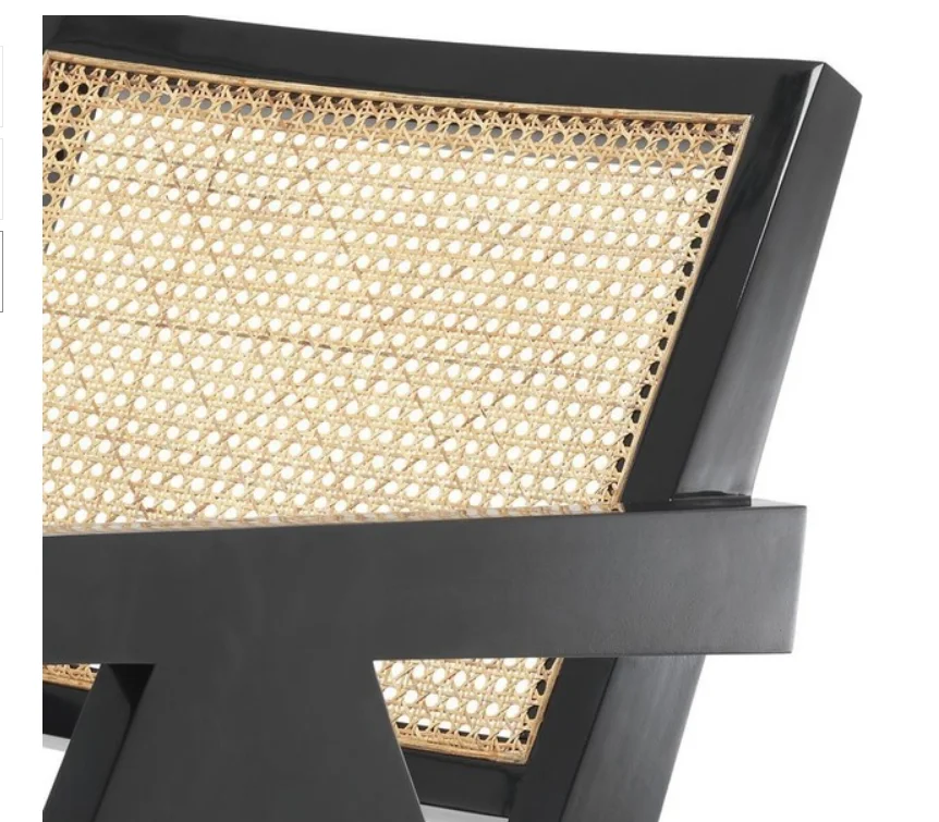 
restaurant furniture wooden dining chair natural rattan chair 2020 new design 