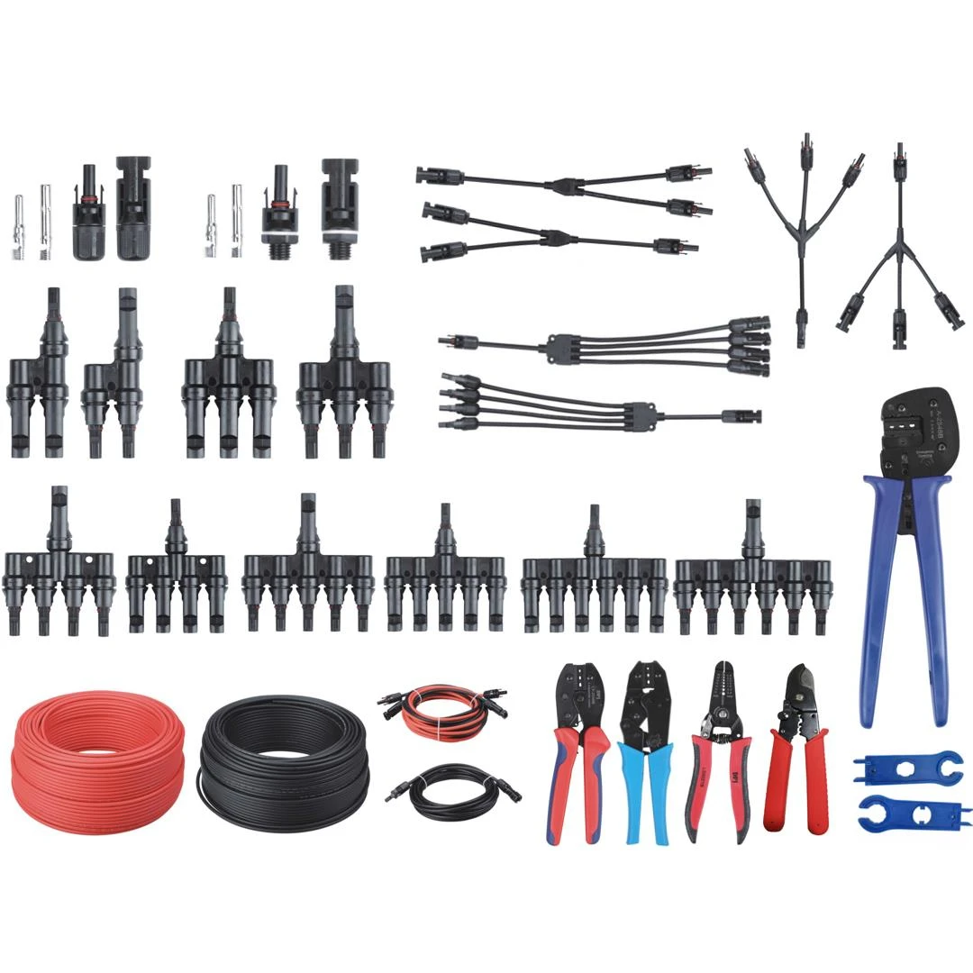 SeanRo CE solar PV wire connector MC 4 solar connector male and female 1000V 1500V IP68 waterproof