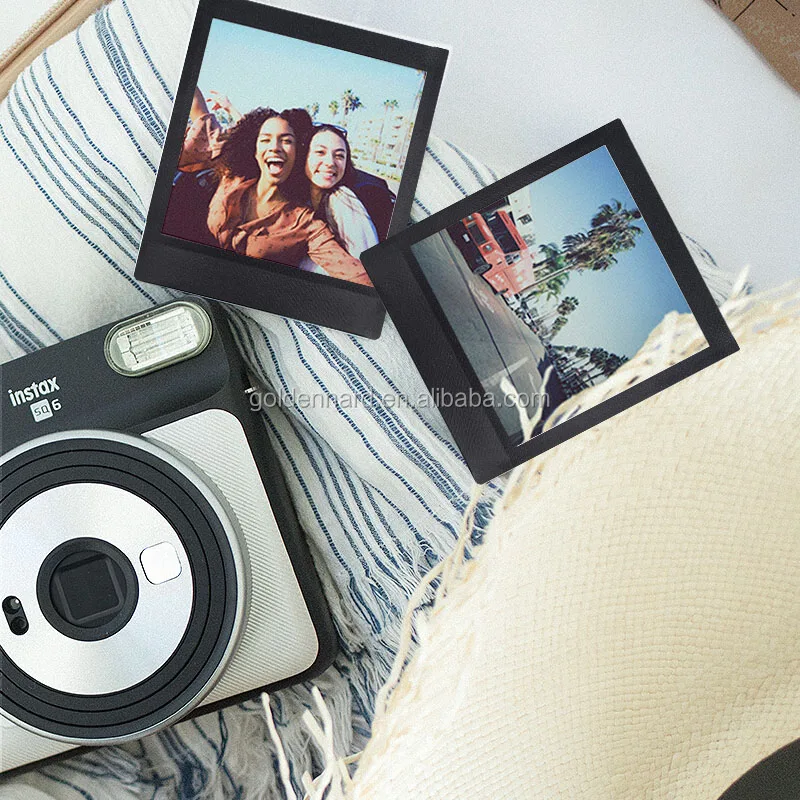  Квадратная черная пленка Fujifilm Instax 2 коробки (10 листов в коробке) совместима с FujiFilm Square SQ6 SQ10 и