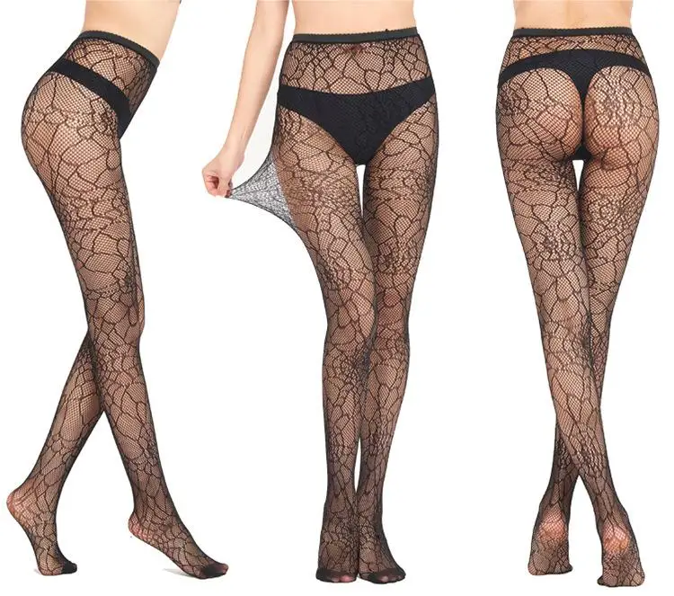 Jacquard Net Pants Sexy Fish Net Stockings Hollow-Out Temptation Bottoming Wholesale Hosiery