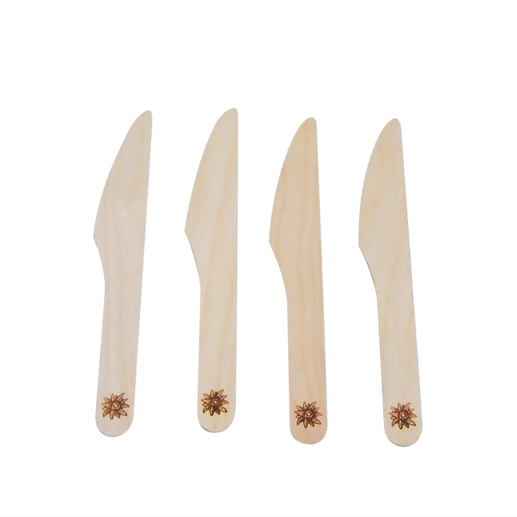 Информация о поставщике уникальный дизайн Пищевой Одноразовых бамбуковых и березовые деревянные столовые приборы с горячей печатью слово