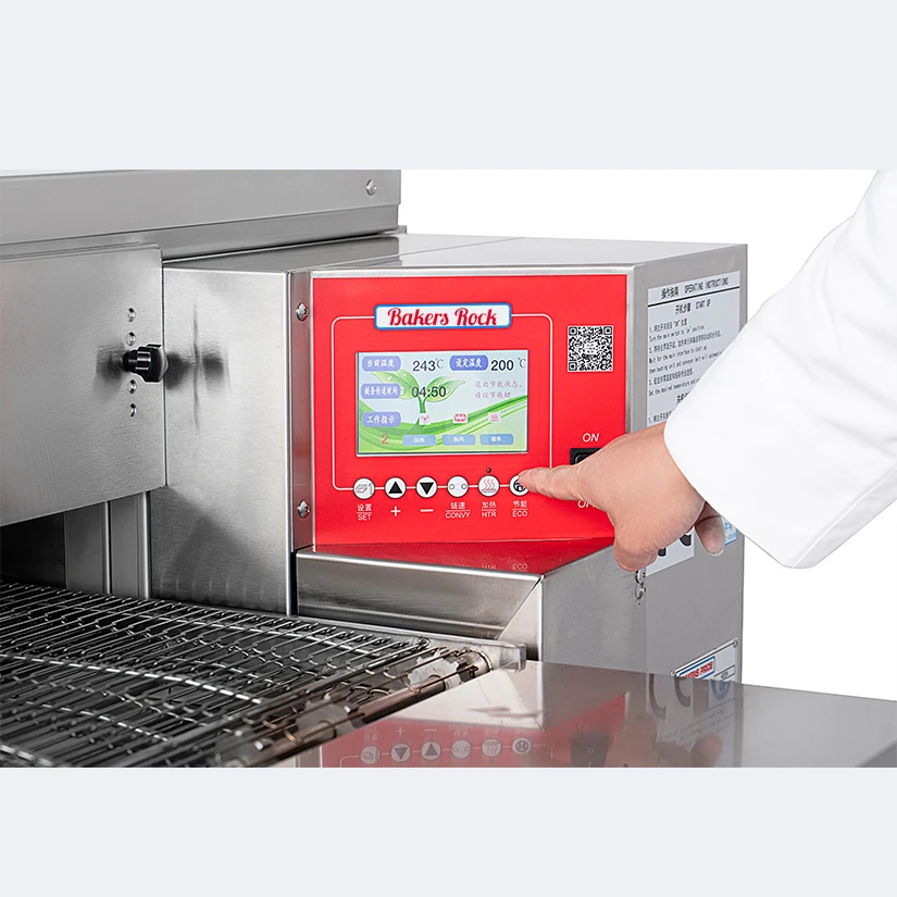 Конвейерная электрическая легкая печь air frier 100l для пиццы ресторана и пиццерии