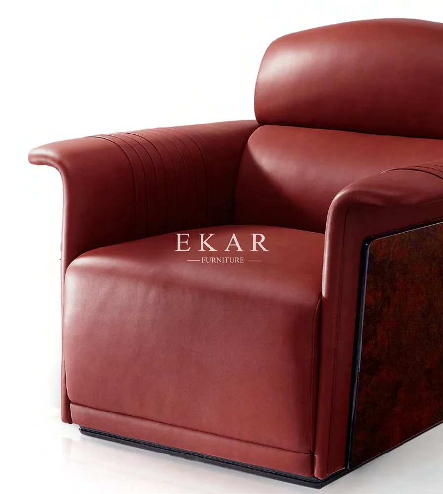 High End простой дизайн Роскошные мебель для гостиной 1 2 3 кожаный диван набор