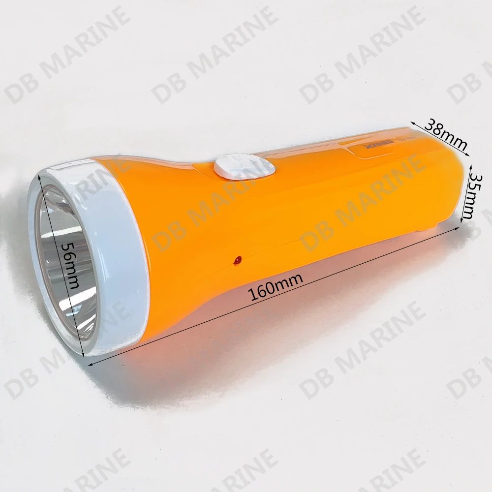 IMPA 792245 High Power Rechargeable Yellow Led Flashlights Torches