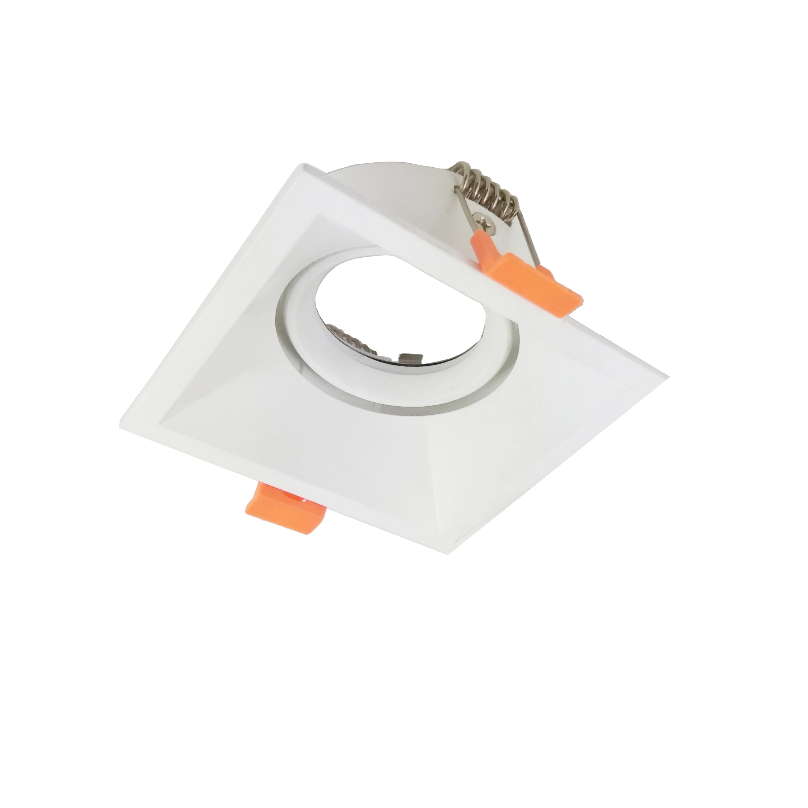 Aluminium Rotatable Recessed Light Square Housing gu10
