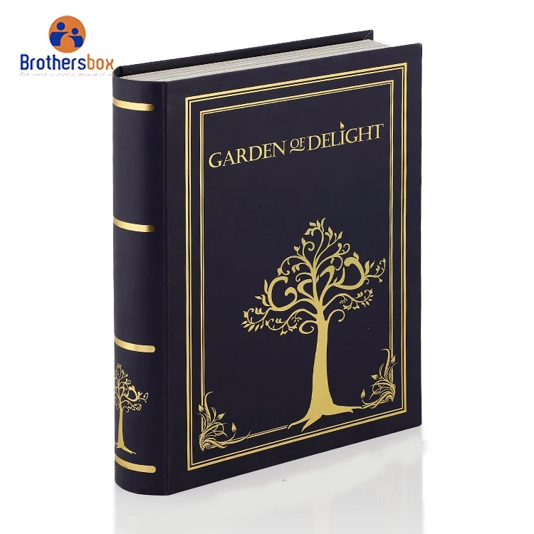hot sales custom logo packaging boxes cardboard book shape box magnetic paper gift box