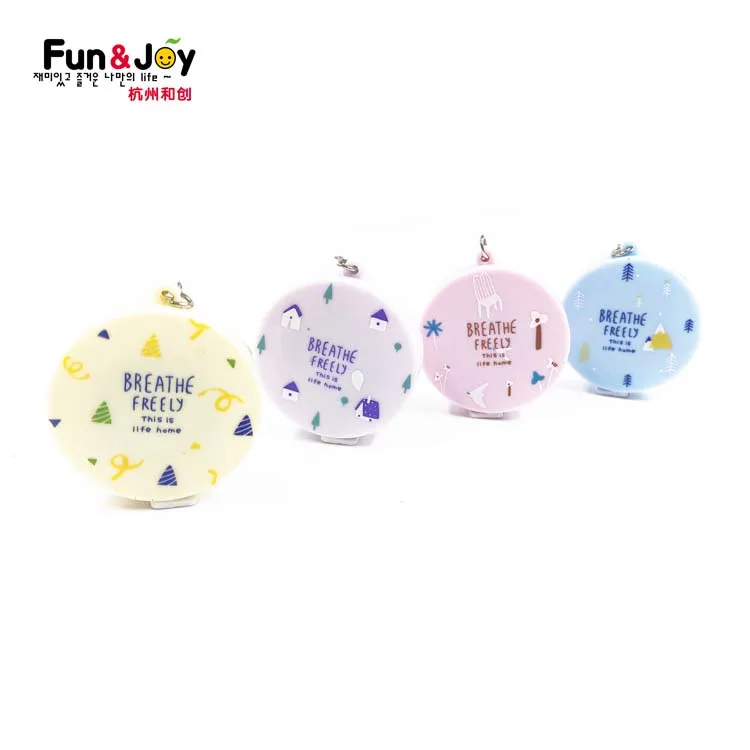 
Cute portable round tape measure 1.5mm student measuring tool mini measuring tape 