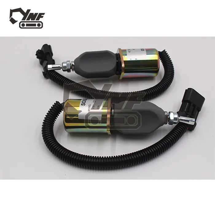 24V Fuel Stop Solenoid SA-4780-24 1751ES-24A7UC9B5S5 99453479 Cut Off Solenoid For Excavator