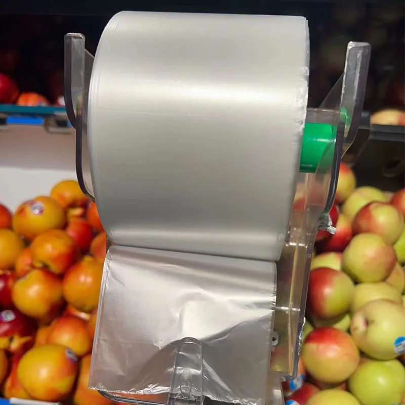 12 X 20 Inches Plastic Produce Bag on a Roll Clear Bags for Fruits Vegetable350 Bags/Roll