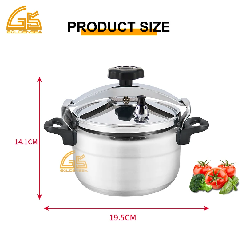 2023 new design unique russian 5l 3 7 litre gas non electric non stick high aluminum pressure cooker on sale