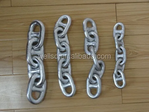 Large Steel Marine Stud Link Used Anchor Chain