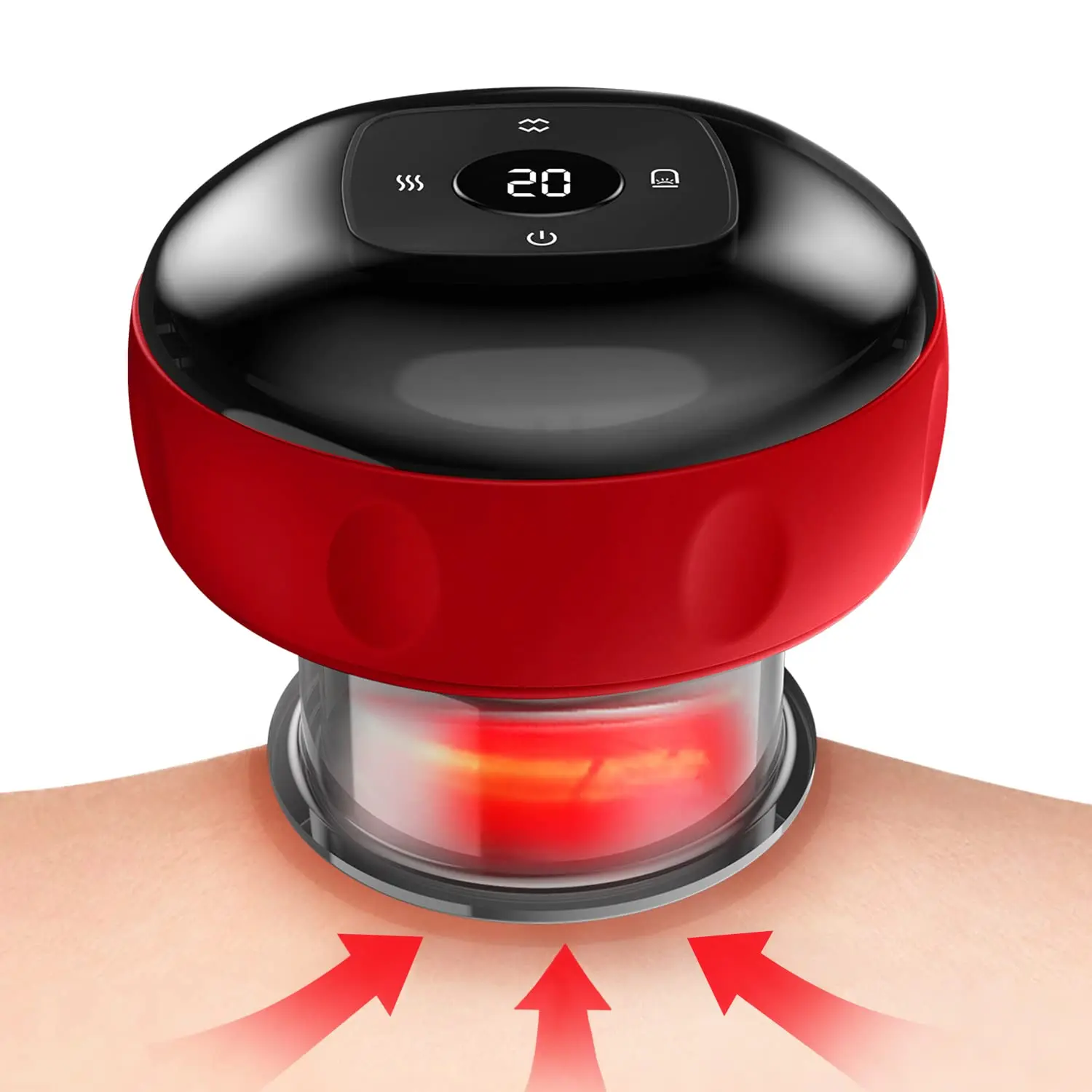 Suitable for Neck Shoulder and Back Massage Scraping Electric Facial VACUUM Cupping Therapy Set