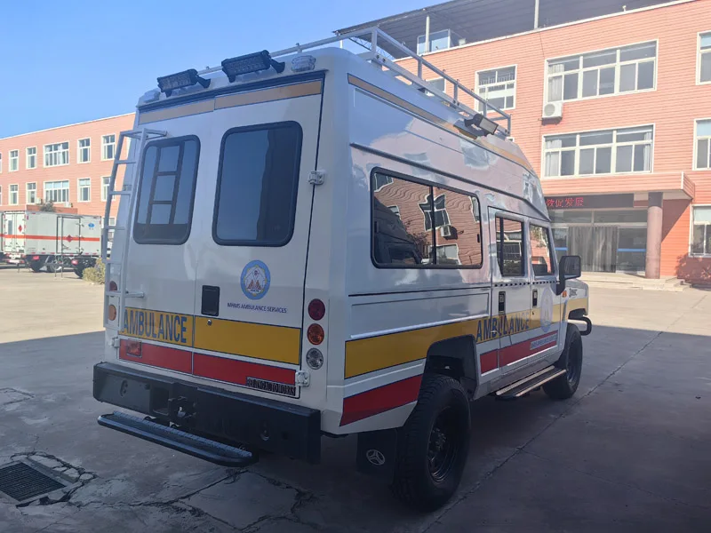 BAIC WARRIOR 4WD Medical Ambulance transport type with Diesel Euro 4 engine Right hand drive ambulance
