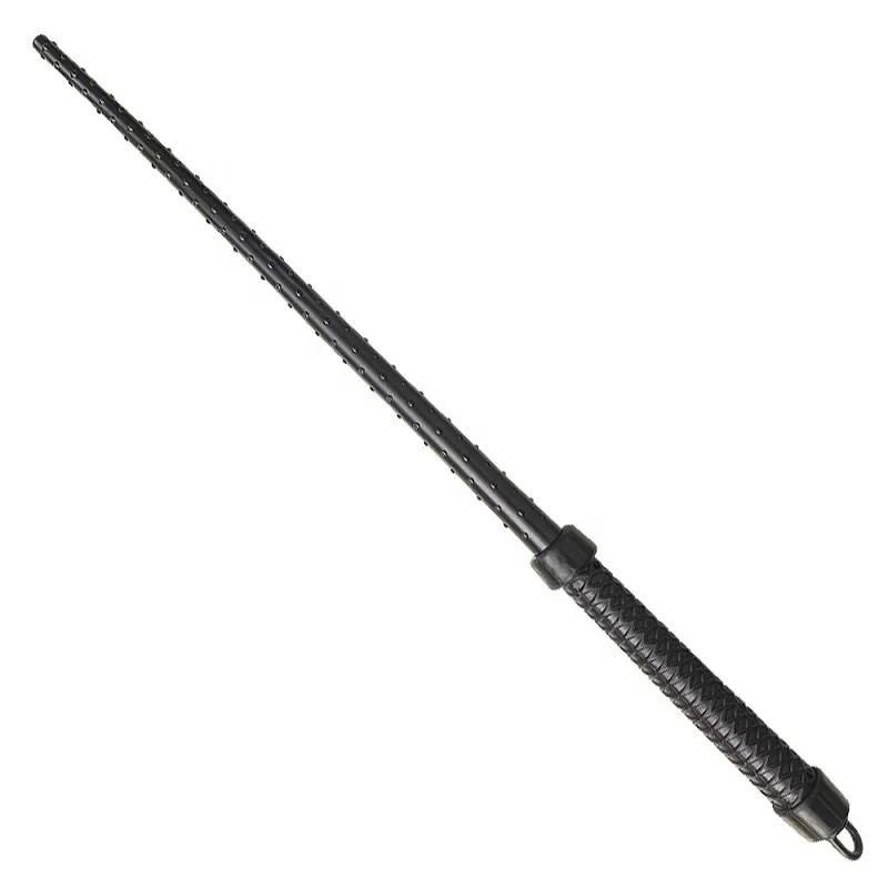 Horshi 23 Inch Rubber Whip Horse Riding Crop Equestrian Jump Bat - Black Color