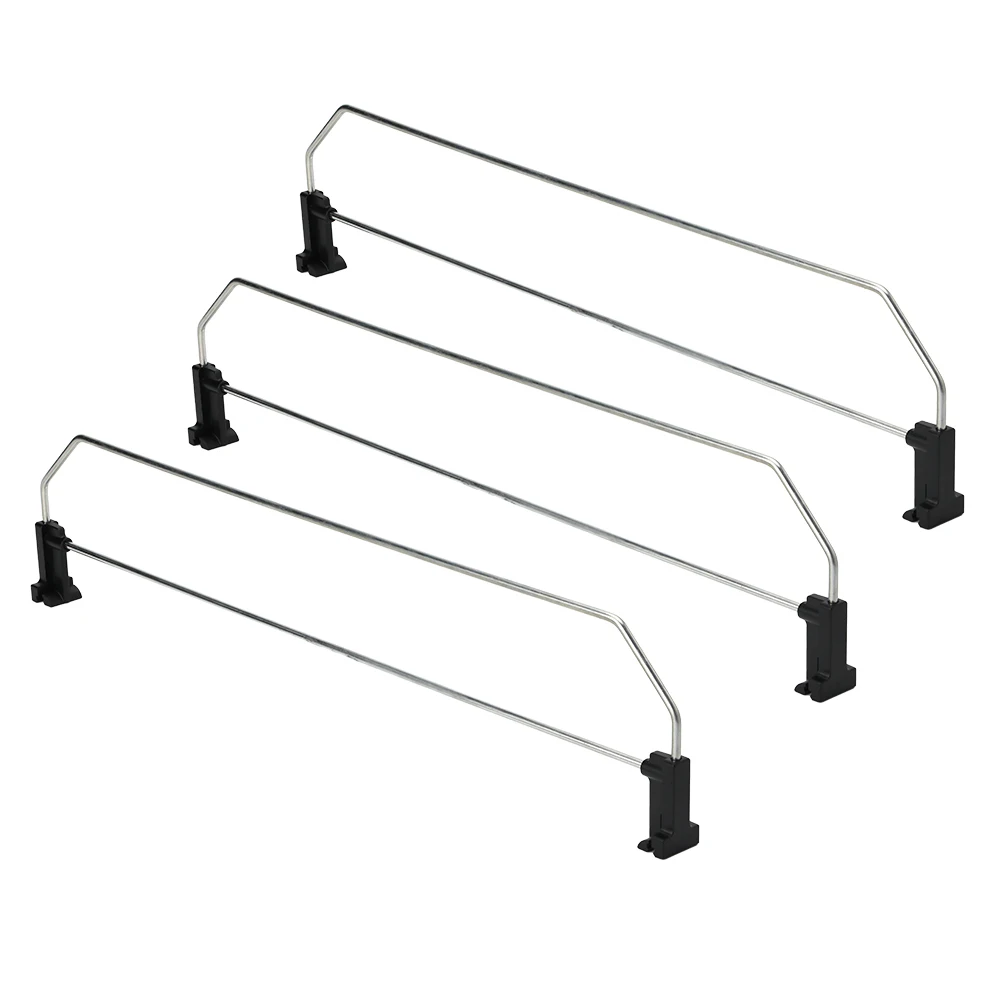 Wholesale Clear Baffle Acrylic L-Shap Partition for Closet of Bedroom Kitchen Office Shelf Dividers