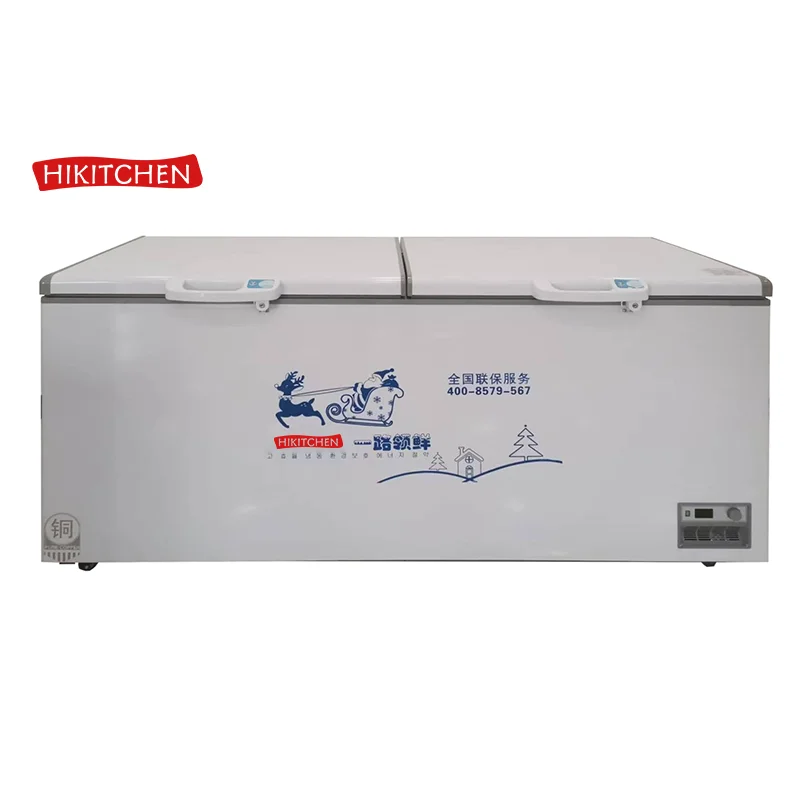 Large Capacity 1000*780*950mm Commercial 1000 liter Deep Ice Cream Fast Freeze Refrigerator Chest Freezer